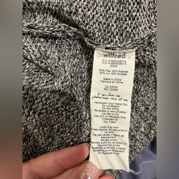 Wilfred linen blend knit sweater - size M - Picture 4 of 4